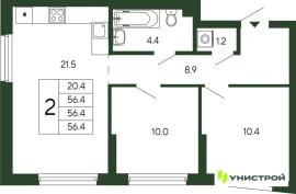 , 2-комн., Екатеринбург