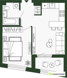 , 1-комн., Екатеринбург