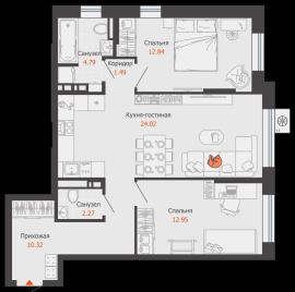 , 2-комн., Екатеринбург